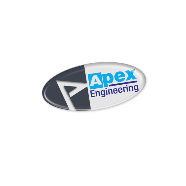 100134 - Resin Coated Labels 55 x 24mm - Oval