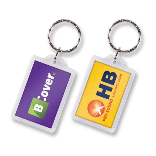 100292 - Lens Key Ring - Rectangle