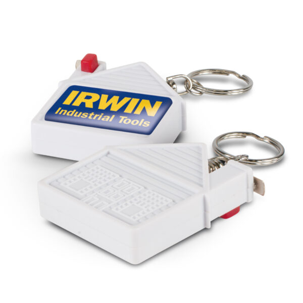 100306 - House Tape Measure Key Ring