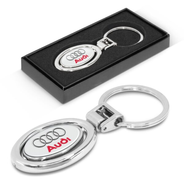 100318 - Spinning Metal Key Ring