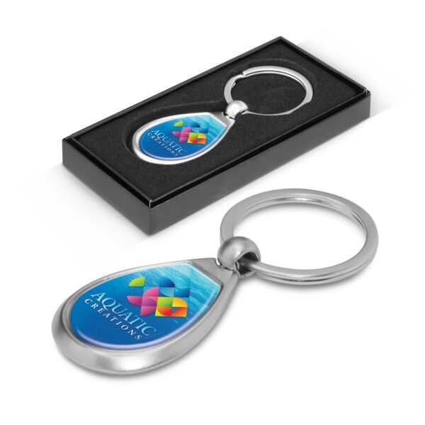 100324 - Drop Metal Key Ring
