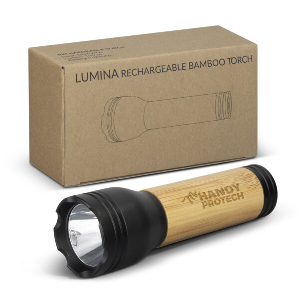 126810 - Lumina Rechargeable Bamboo Torch