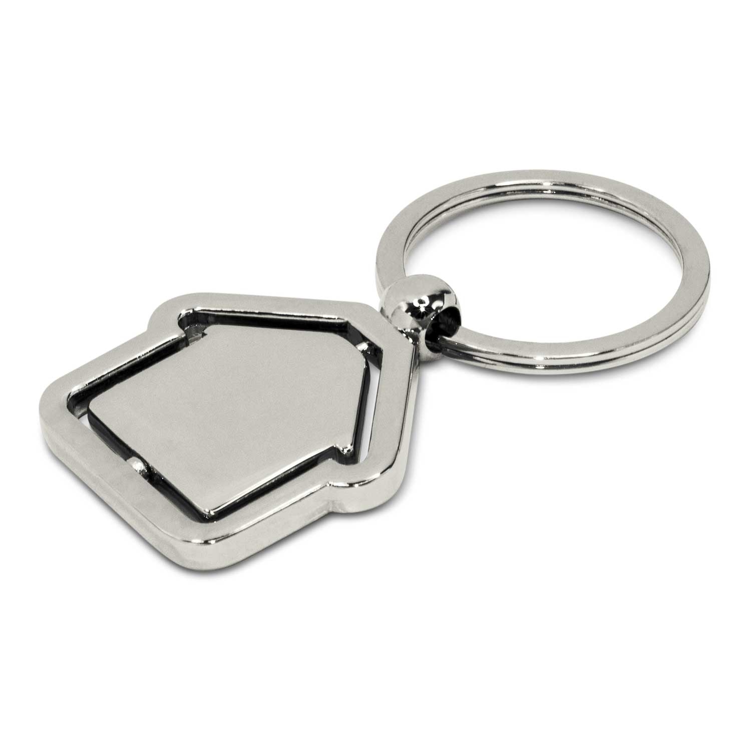 104886 - Spinning House Metal Key Ring - Image 2