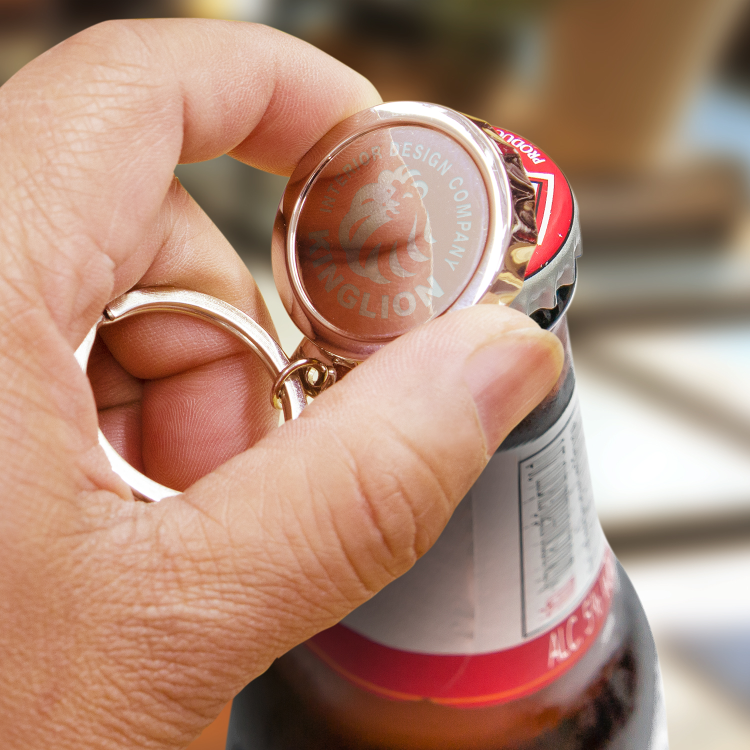 118493 - Orleans Bottle Opener Key Ring - Image 4