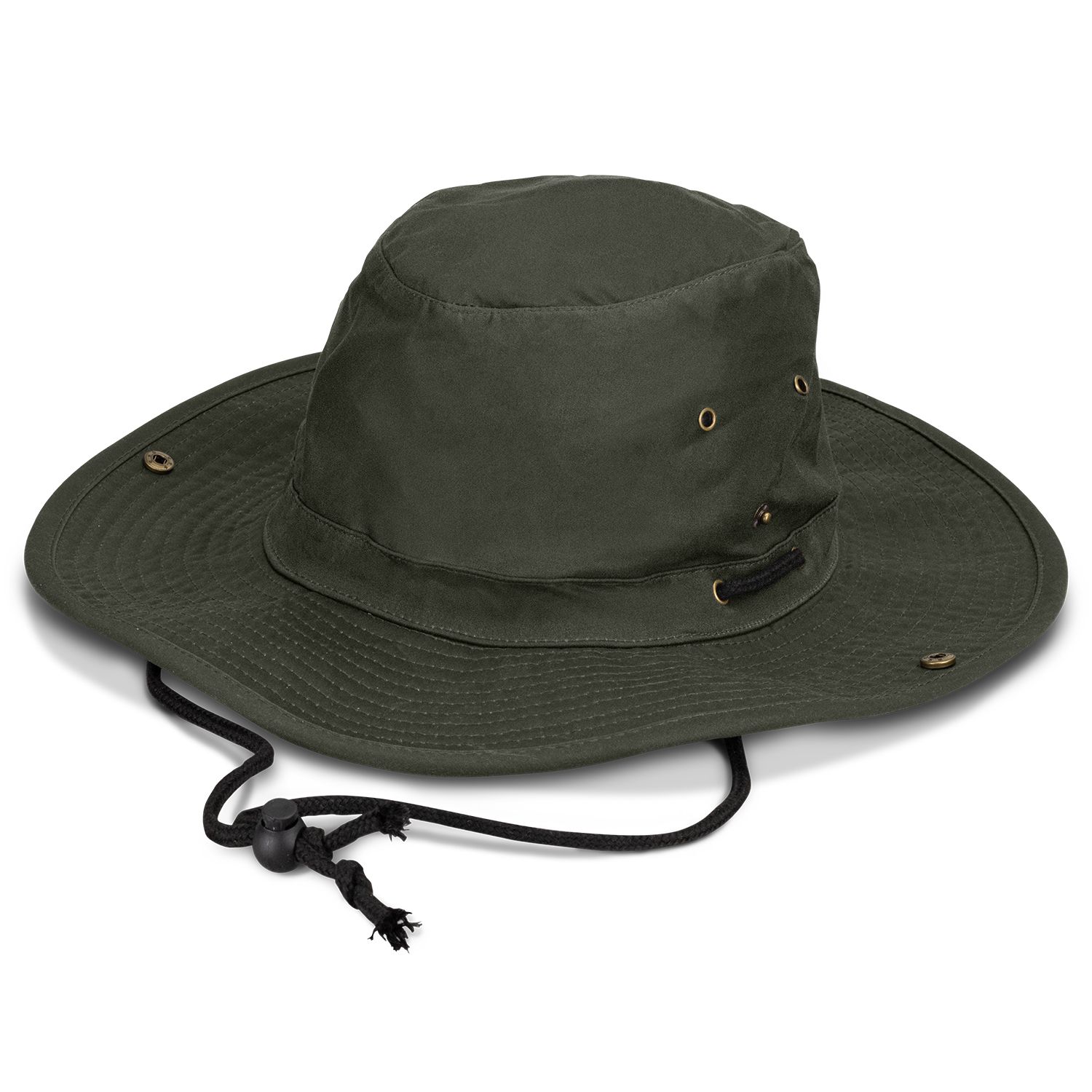 119578 - Oilskin Wide Brim Hat - Image 2