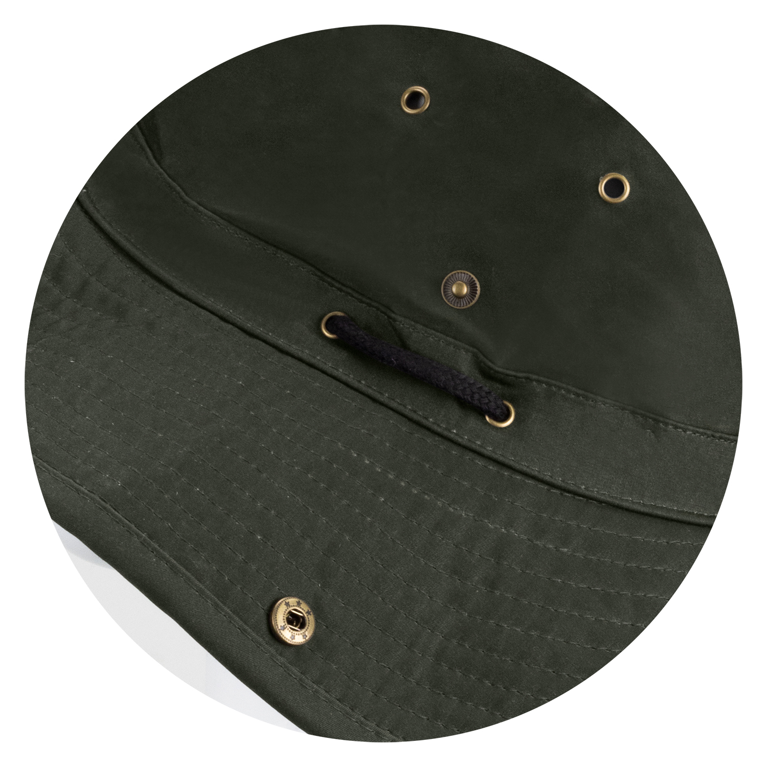 119578 - Oilskin Wide Brim Hat - Image 3
