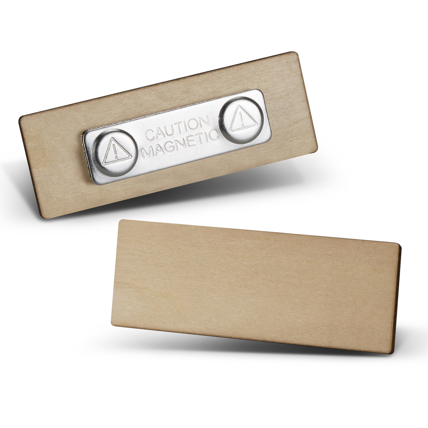 120582 - Magnetic Wooden Badge - Image 2