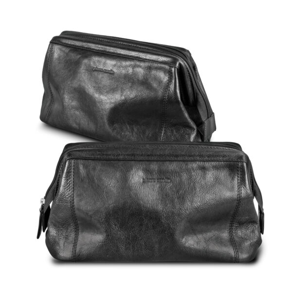 121119 - Pierre Cardin Leather Toiletry Bag