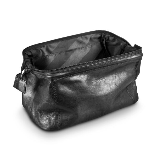 121119 - Pierre Cardin Leather Toiletry Bag - Image 3