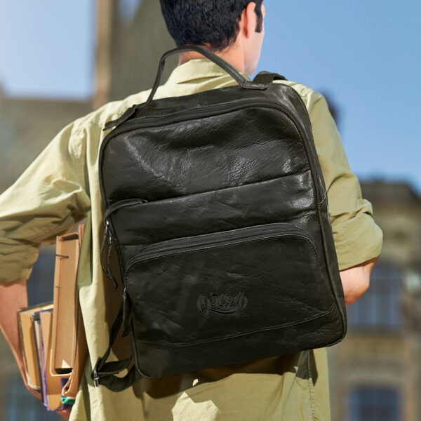 121120 - Pierre Cardin Leather Backpack - Image 4
