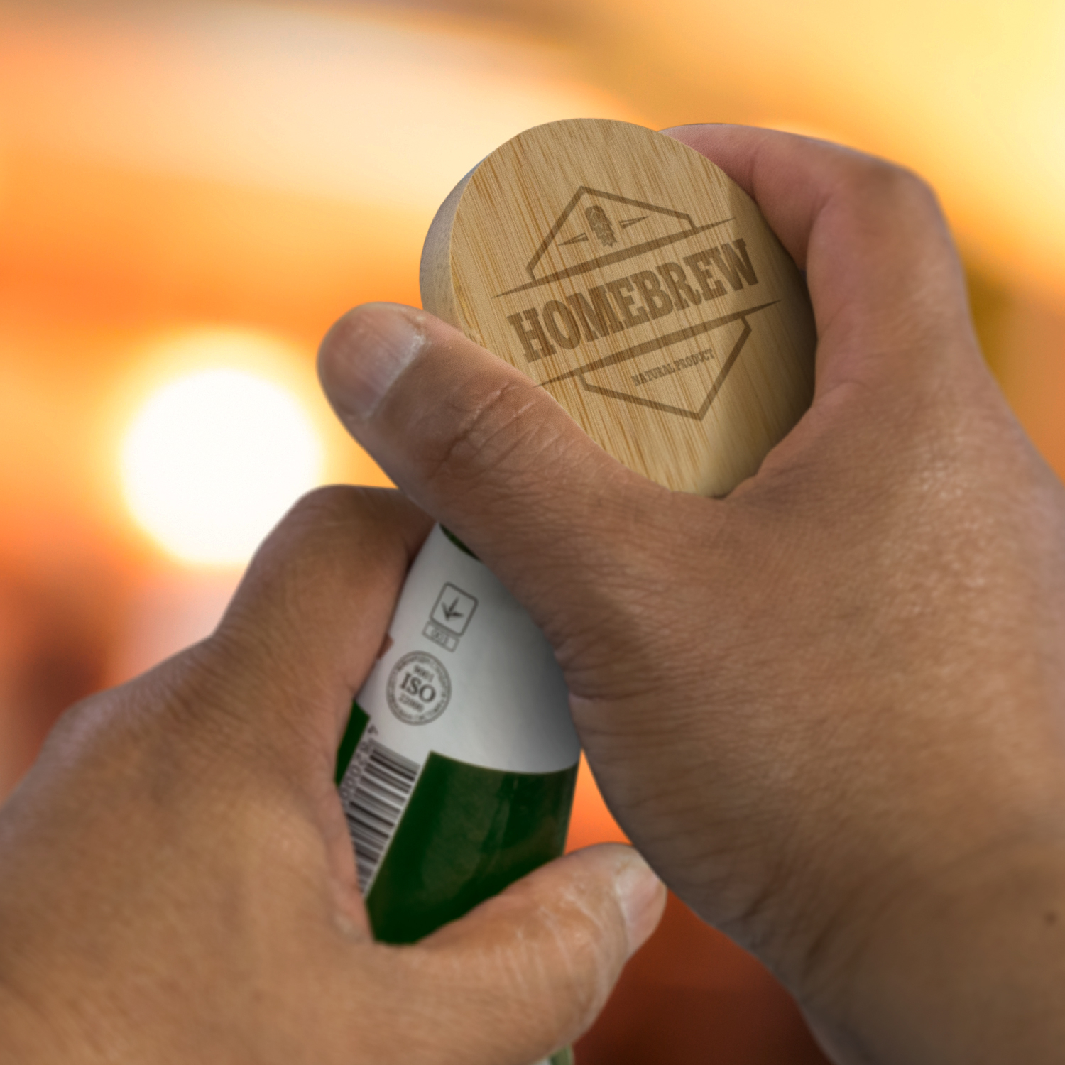 121412 - Bamboo Bottle Opener - Image 4