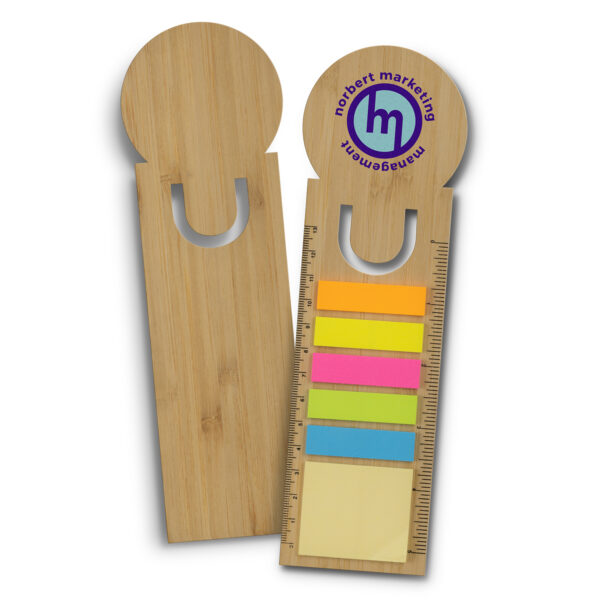 121725 - Bamboo Ruler Bookmark - Round