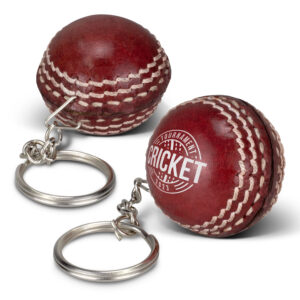 Cricket Ball Key Ring - Custom Branded Promotional Products