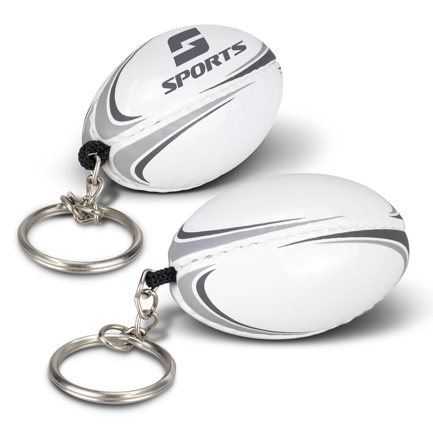 Rugby Ball Key Ring - Custom Branded Promotional Products