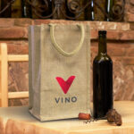 121997 - Jute Four Bottle Wine Carrier - Image 4