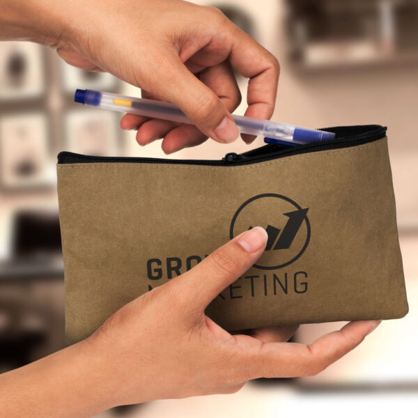 122389 - Kraft Pencil Case - Image 3