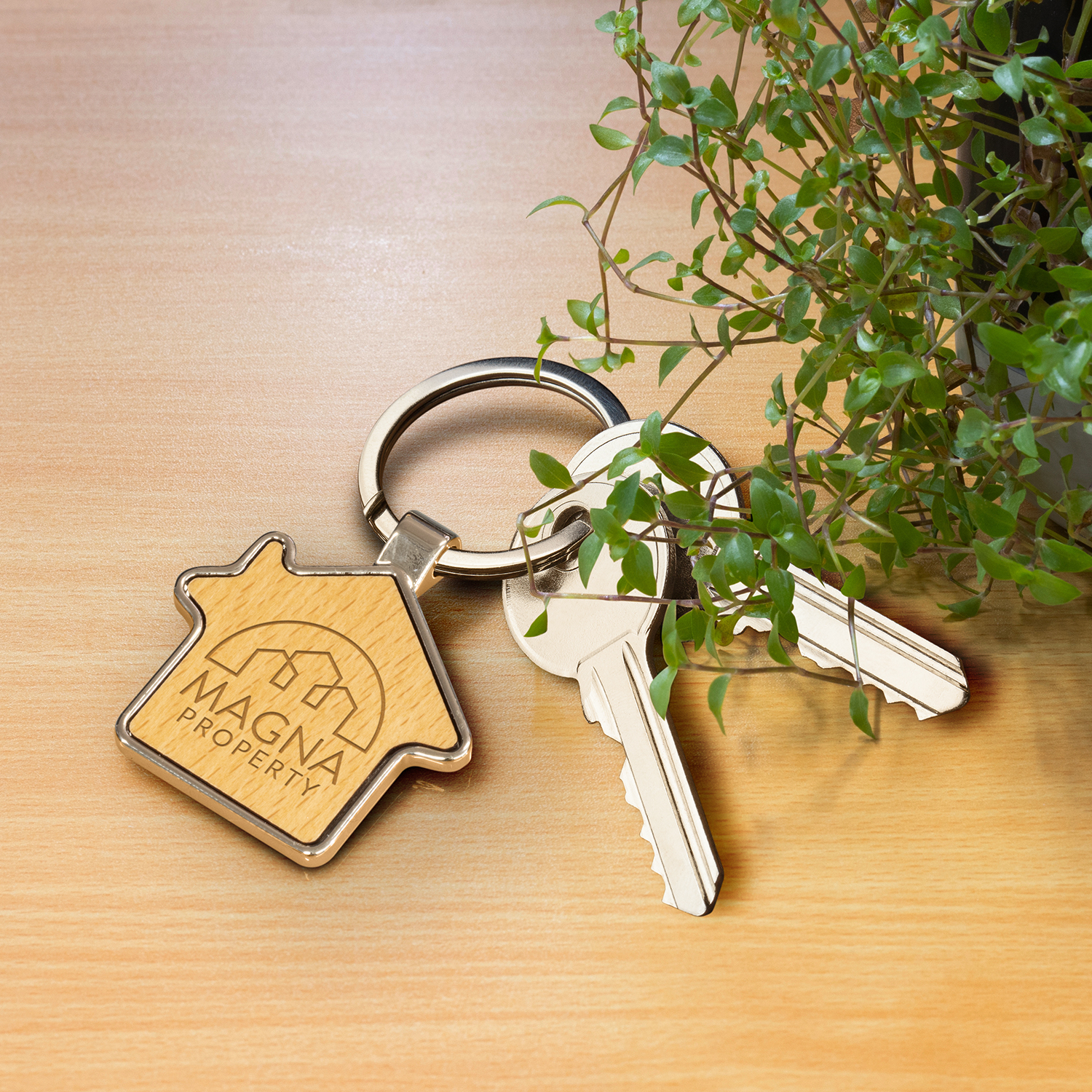 123015 - Santo House Shaped Key Ring - Image 6