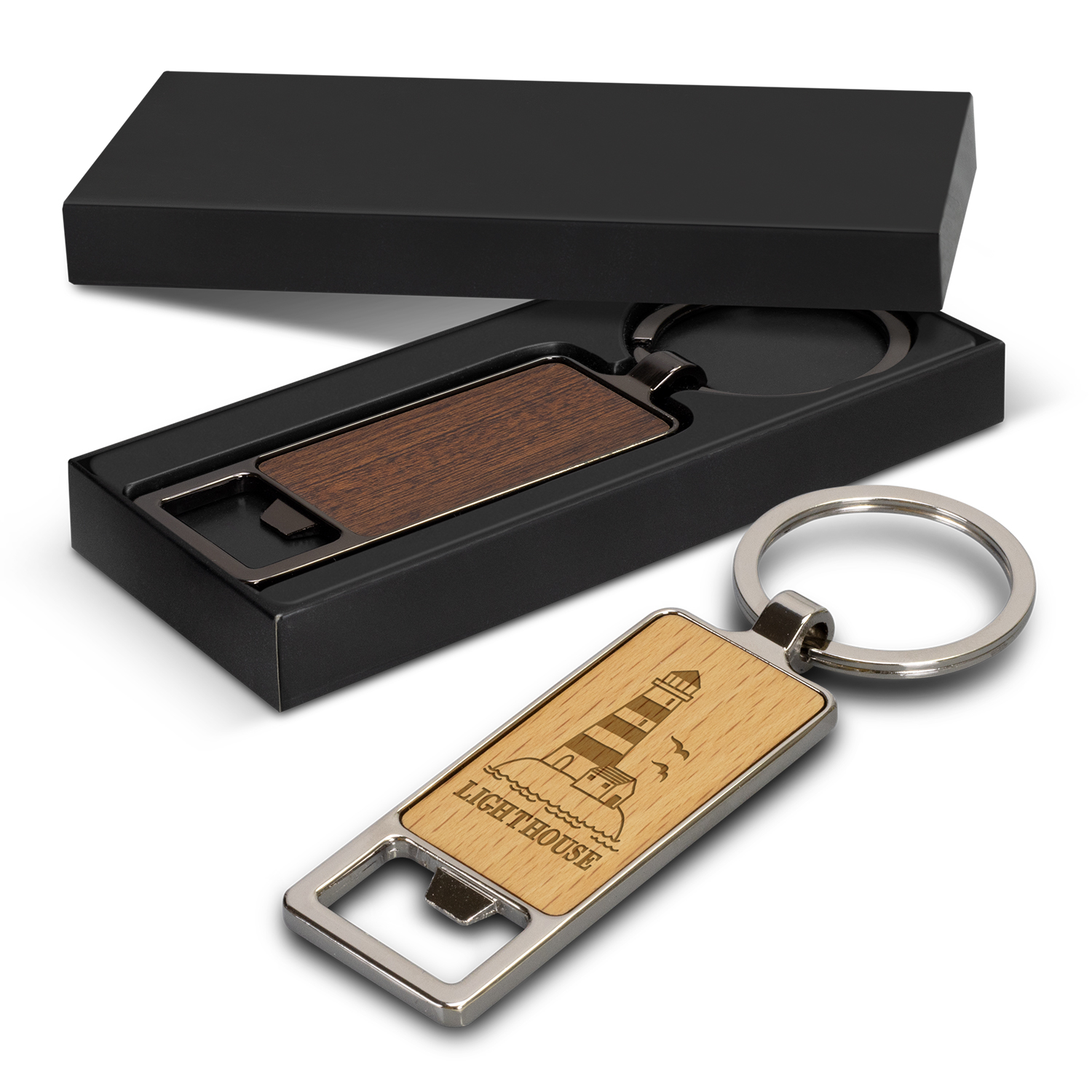 Santo Bottle Opener Key Ring - Custom Branded Promotional Products