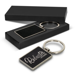 Capulet Key Ring - Rectangle - Custom Branded Promotional Products