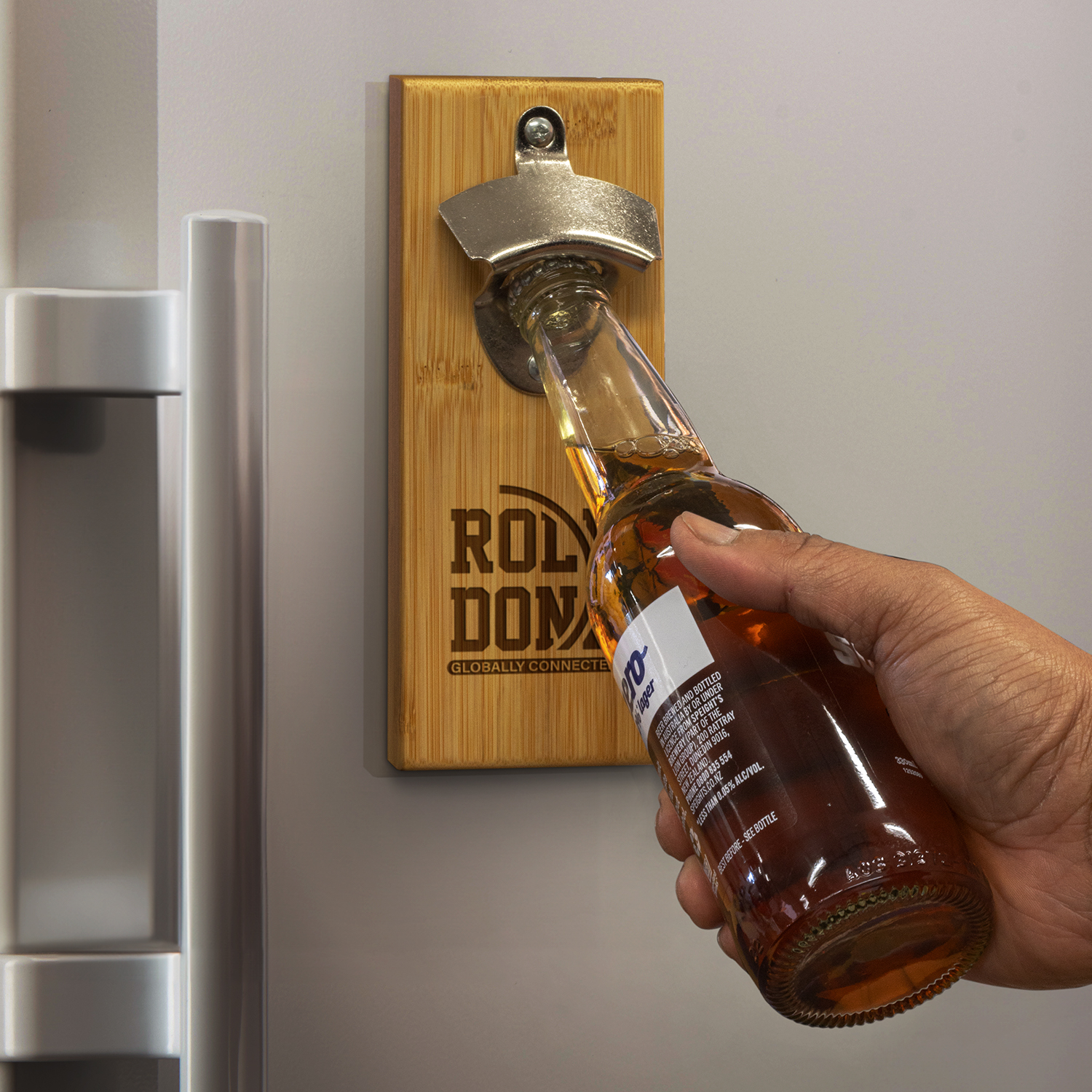 124702 - NATURA Bamboo Fridge Bottle Opener - Image 6
