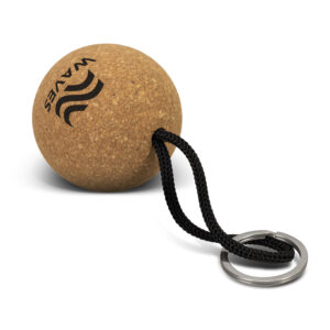 Cork Floating Key Ring - Round - Custom Branded Promotional Products