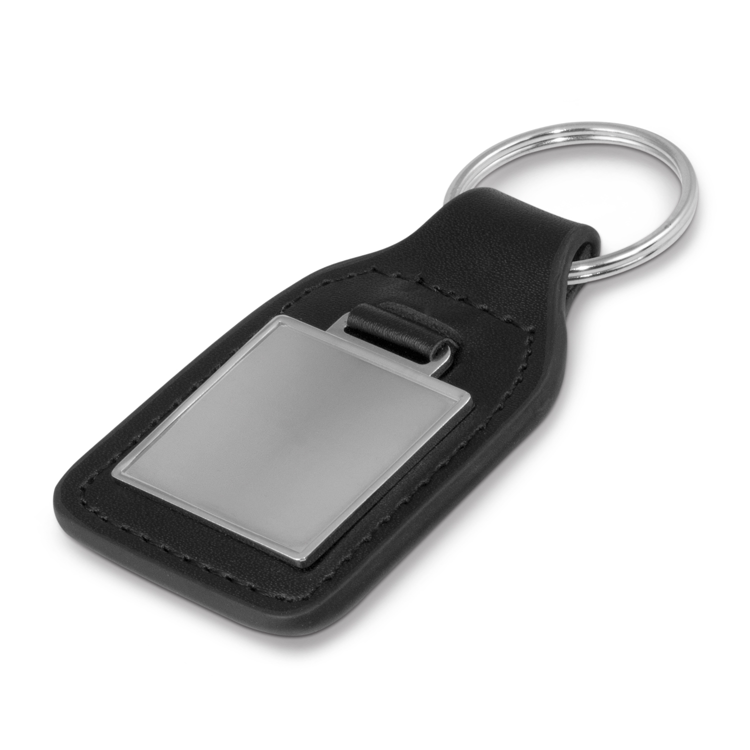 108597 - Baron Leather Key Ring - Square - Image 3