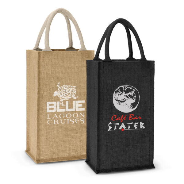 109082 - Donato Jute Double Wine Carrier