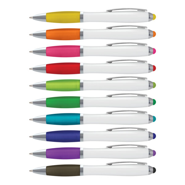 110808 - Vistro Stylus Pen - White Barrel