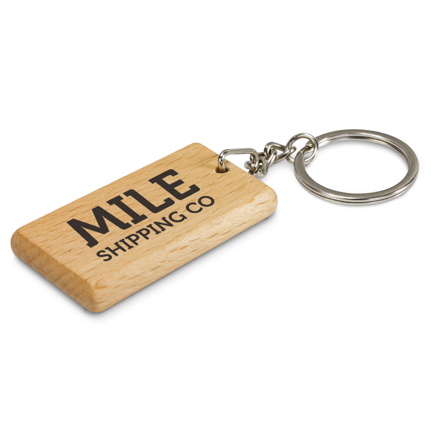 Artisan Key Ring - Rectangle - Custom Branded Promotional Products