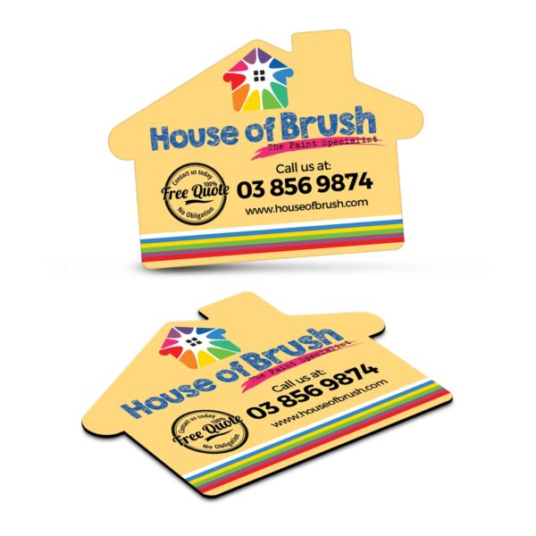112307 - Fridge Magnet 70 x 50mm - House Shape