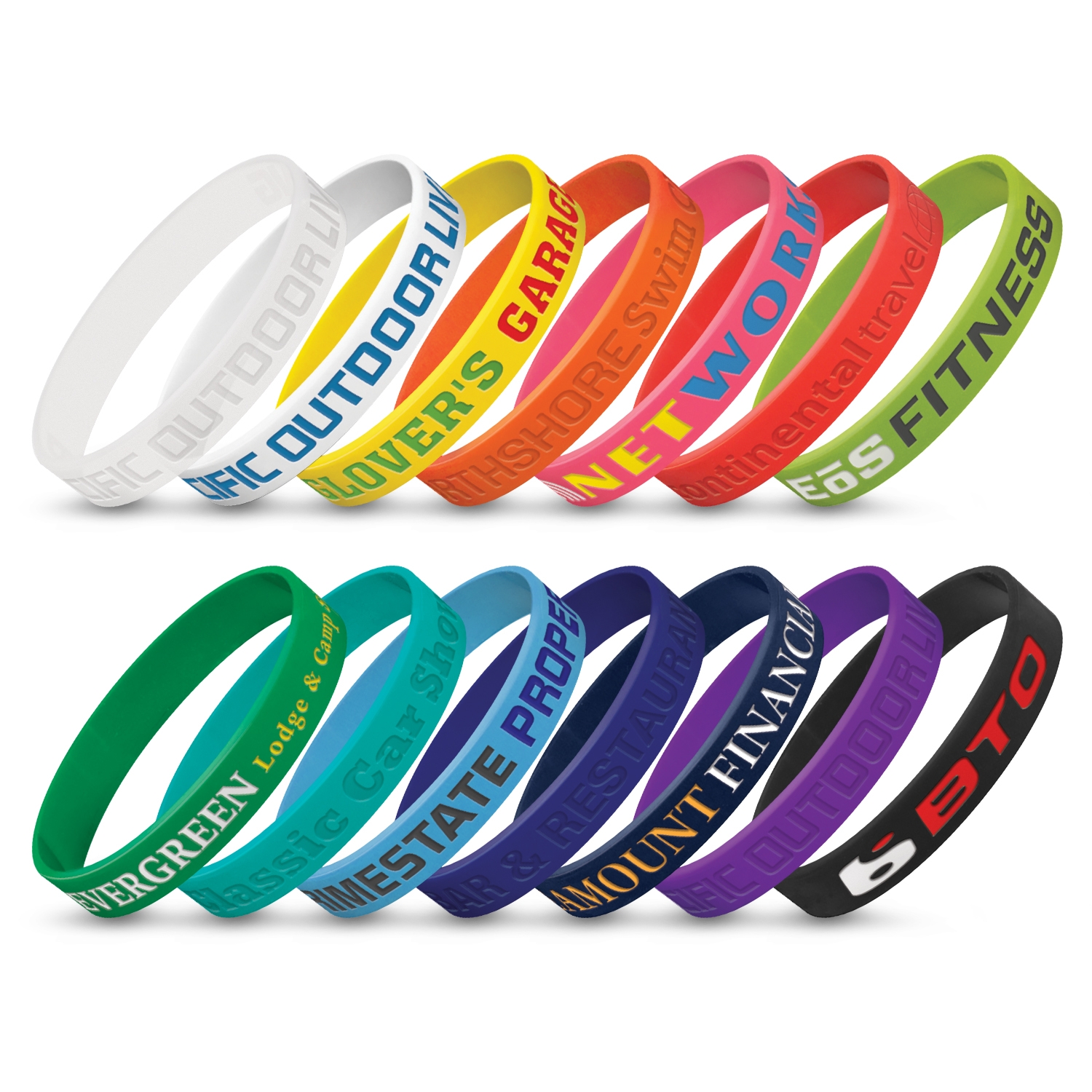 112805 - Silicone Wrist Band - Debossed