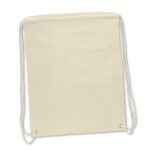 112916 - Brazil Cotton Drawstring Backpack - Image 2