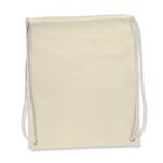 112918 - Florida Cotton Drawstring Backpack - Image 2