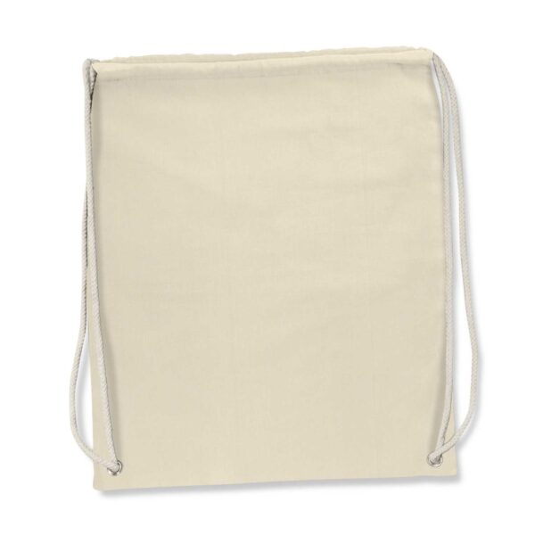 112918 - Florida Cotton Drawstring Backpack - Image 2