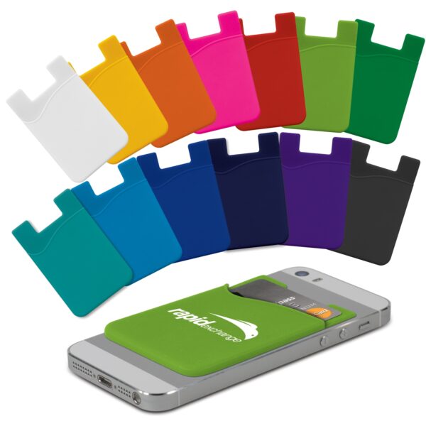 112928 - Silicone Phone Wallet - Indent