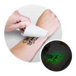 113186 - Temporary Tattoo Glow in the Dark - 51mm x 76mm - Image 2