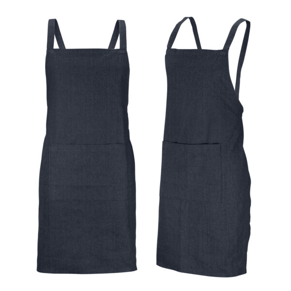 113593 - Carolina Denim Bib Apron - Image 2