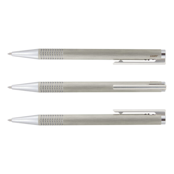 113795 - Lamy Logo Pen - Brushed Steel - Image 2