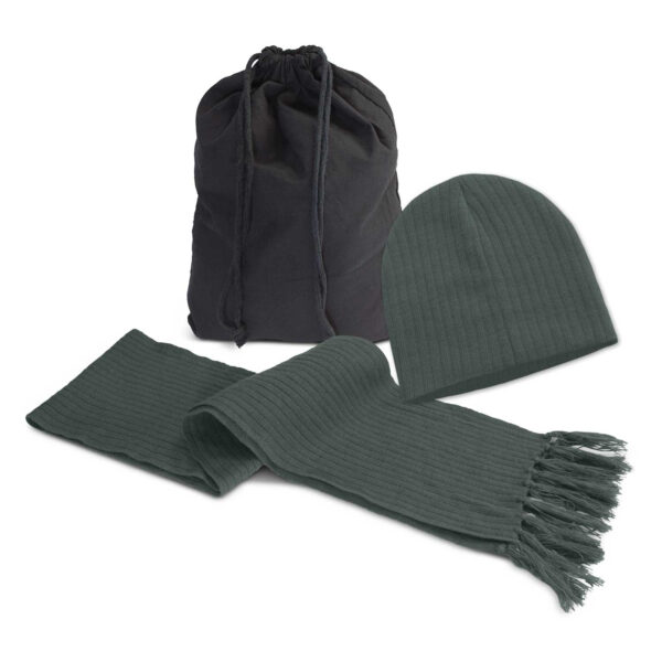 113842 - Nebraska Scarf and Beanie Set - Image 2