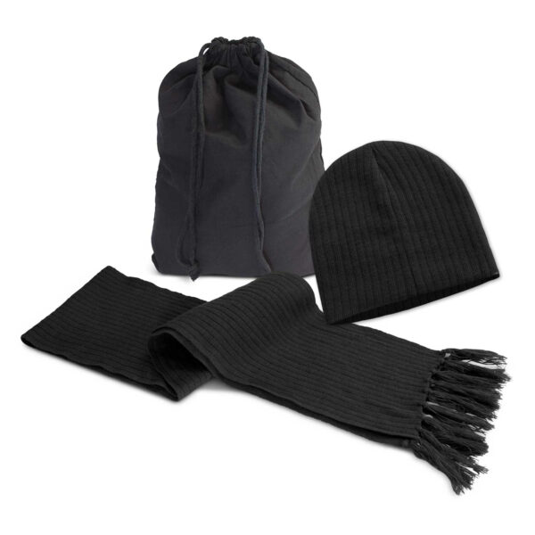 113842 - Nebraska Scarf and Beanie Set - Image 4