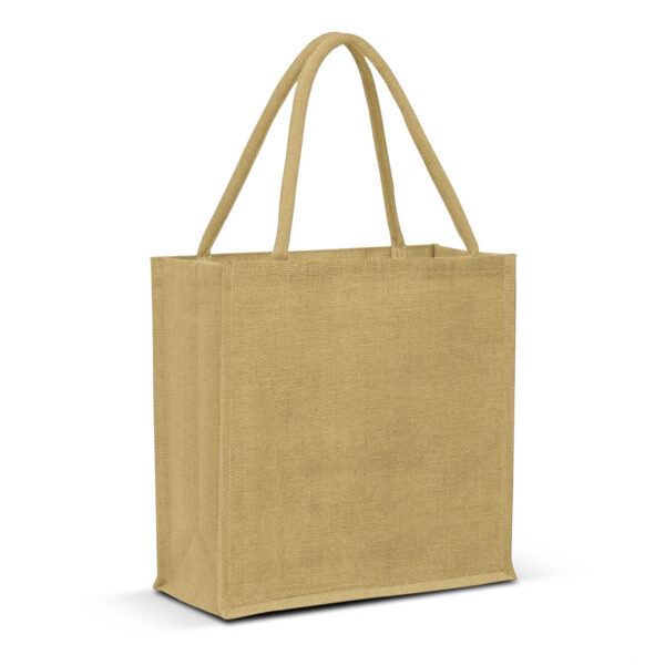 115324 - Monza Jute Tote Bag - Colour Match - Image 6