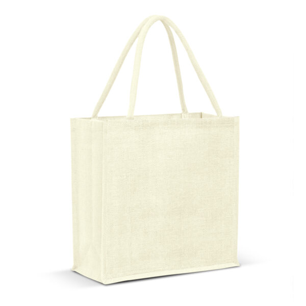 115324 - Monza Jute Tote Bag - Colour Match - Image 7
