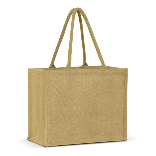 115325 - Torino Jute Tote Bag - Colour Match - Image 2