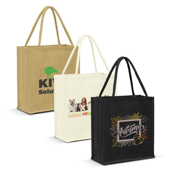 115326 - Lanza Jute Tote Bag - Colour Match