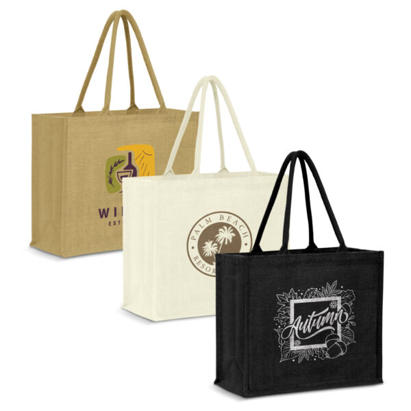 115327 - Modena Jute Tote Bag - Colour Match