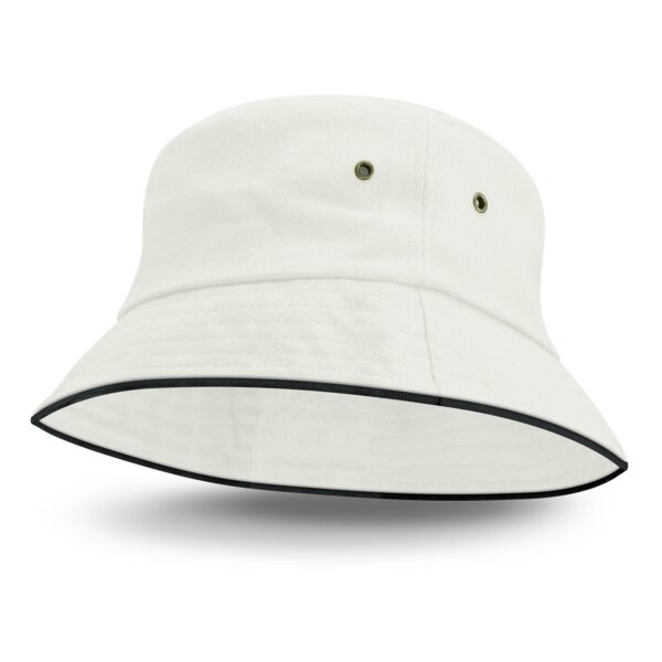 115493 - Bondi Bucket Hat - Black Sandwich Trim - Image 3
