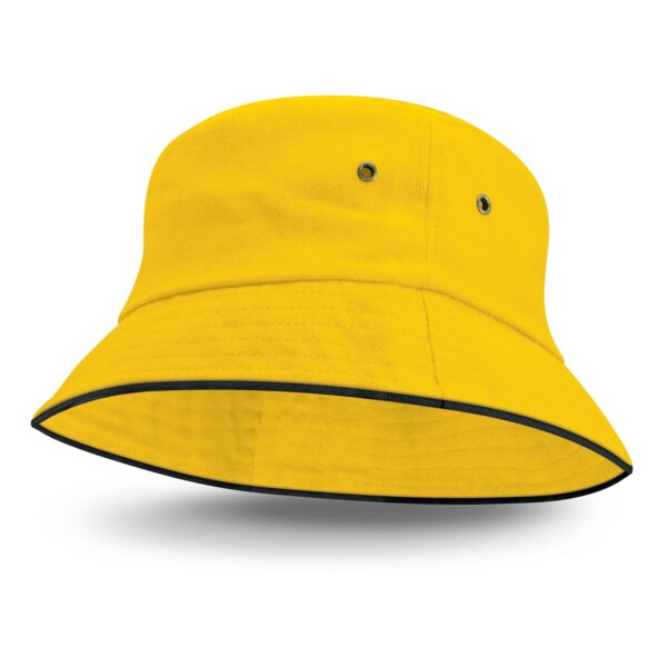 115493 - Bondi Bucket Hat - Black Sandwich Trim - Image 4