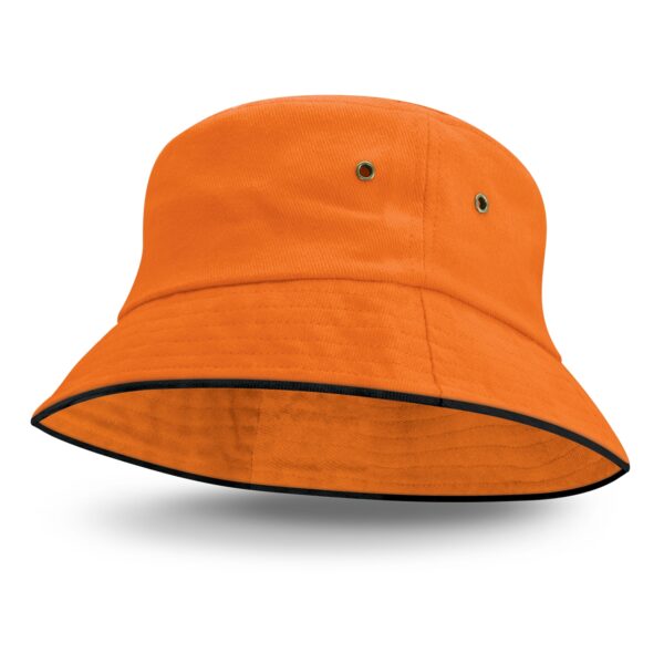 115493 - Bondi Bucket Hat - Black Sandwich Trim - Image 5