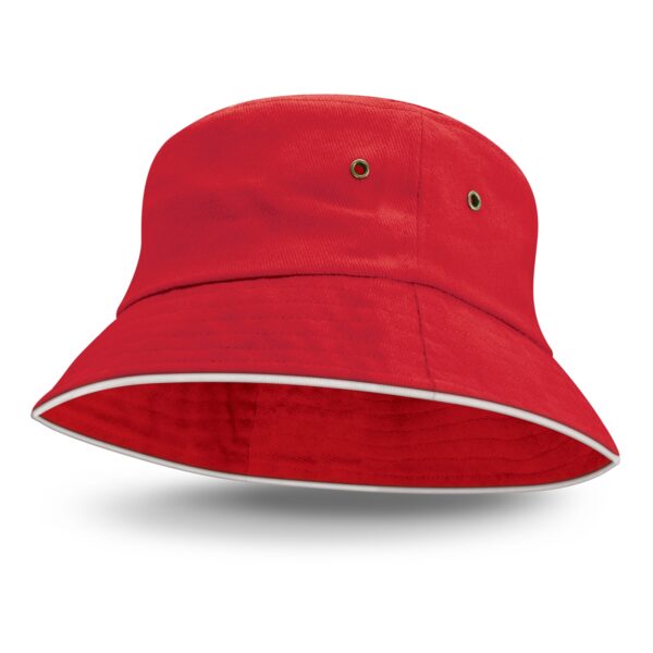 115740 - Bondi Bucket Hat - White Sandwich Trim - Image 2