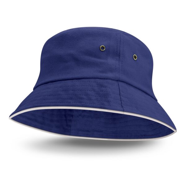 115740 - Bondi Bucket Hat - White Sandwich Trim - Image 4